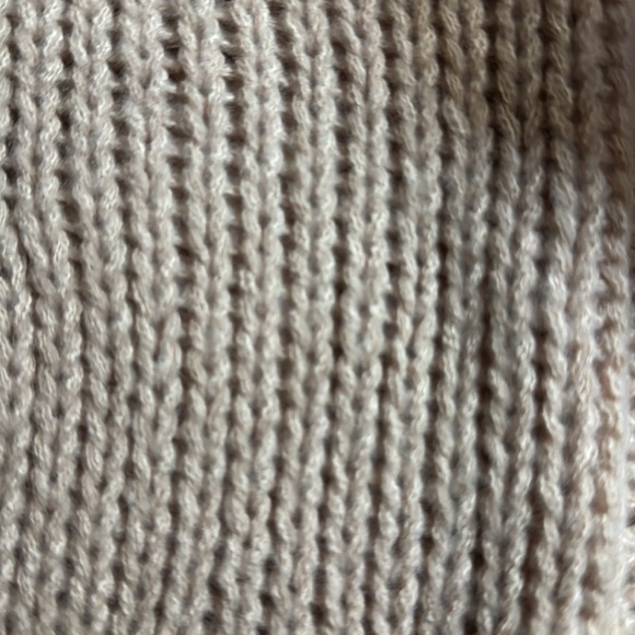 NWT BiBi Beige Floral Print Embroidered Knit Oversized Sweater Size Medium - Picture 9 of 9